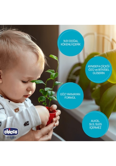 Chicco Baby Moments Doğal Bebek Saç Ve Vücut Şampuanı 750 Ml 00010592500150