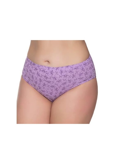 12 Adet Sedef Yıldız Bayan Desenli Empirme Külot 1023 Çok Renkli