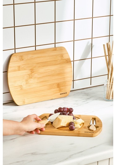 Karaca  Lily Bamboo 2'li Pro Kesme Ve Sunum Tahtası