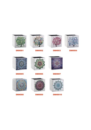 Xiyyadms Dıy El Sanatı İçin Gömlekli Saklama Kutusu - Beyaz Kumaş, 25cm, Alet Seti Dahil Diğer