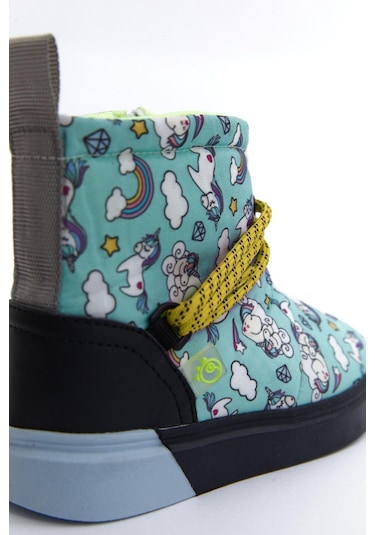 Dudino 2w89c317 Teddy Unicorn Çocuk Kar Bot 2W89C317-R13460 Mavi