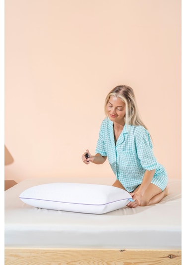 Aroma Terapi Lavanta Visco Yastık Ve Yastık Spreyi Beyaz