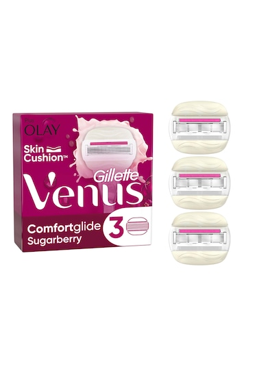 Gillette Venus Comfort Glide Sugarberry Yedek Başlık 3'lü