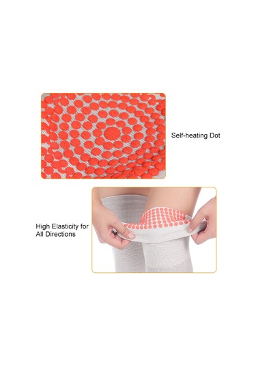 Yuntech01 Isıtmalı Nokta Desenli Kısa Dizlik - Siyah, L Beden, Esnek Ve Rahat Kullanım Siyah