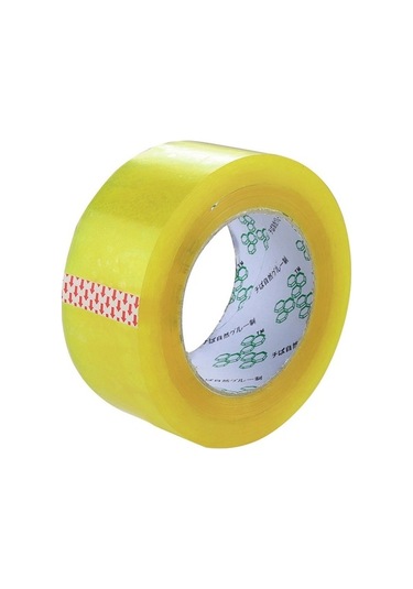 Tongxida 55mm Genişlik 25mm Kalınlık Sızdırmazlık Paket Bandı Rulo Sarı Renkli Etiket Diğer