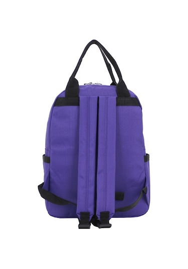 Case Club Kadın Çantası Yandan Cepli Su Geçirmmez Kumaş Mor