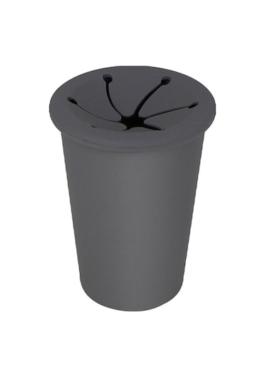 Pazly Araç Çöp Kovası Silikon Bardaklık Çöp Tutucu Koltuk Arkası Çöp Kutusu - Gri