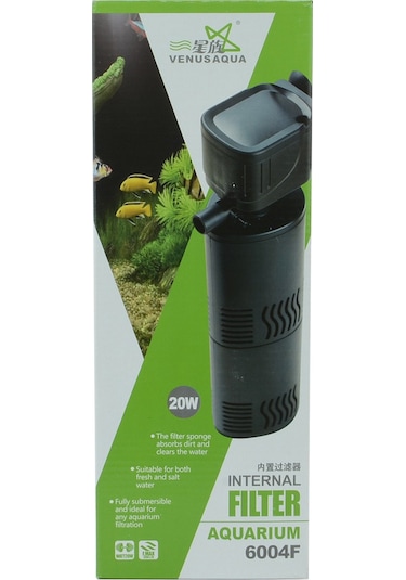 Venusaqua 6004F Akvaryum İç Filtre 1200 L/H 20W