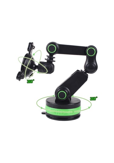 Cbtx Ayarlanabilir Araba Gps Ön Cam Pano Manyetik Enayi Cep Telefonu Montaj Tutucu Braketi 4-6 İnç Telefon İçin - Yeşil