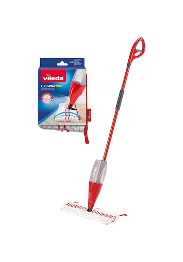 Vileda 1-2 Spray Max Sprey Mob + Yedek Başlık Mop