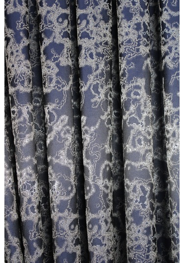 Jakar Fonluk Sahil Desen 1/3 Sıklık Korniş İçin Tek Kanat Lacivert