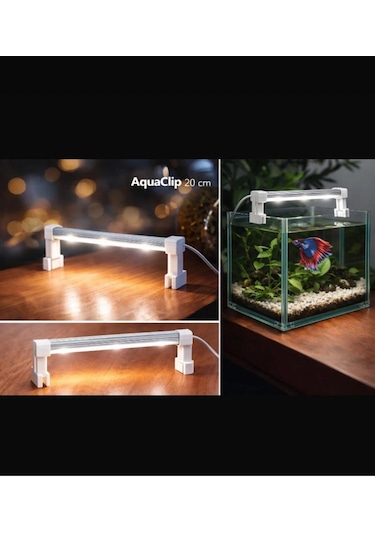 Aquaclip 20 Cm Mini Beta Akvaryumu Aydınlatma