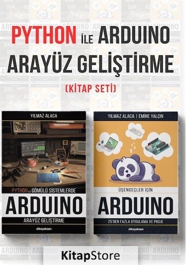 Python ve Arduino Arayüz Geliştirme Seti - 2 Kitap Takım - Emine Yalçın - Dikeyeksen