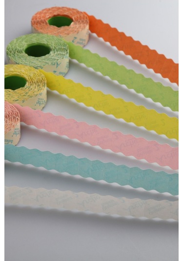 Meto Etiket Kırmızı 42 Rulo 42x1500 A7 Fiyat Etiketi Tabanca Etiketi 1