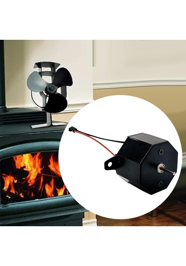 Suntek Şömine Fan Motoru Şömine Termal Fan Üfleyici Fan