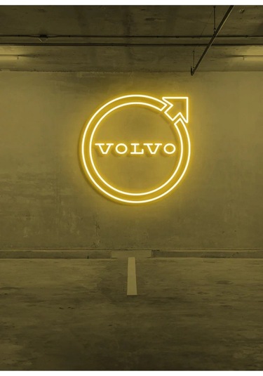Twins Led Rent A Carlara Özel Volvo Logo Neon Tabela Günışığı Model:model:29113366 Gün Işığı
