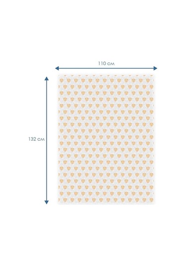 Vılına 110x132 Cm Masa İçin Muşamba Masa Örtüsü 95669345 Beyaz