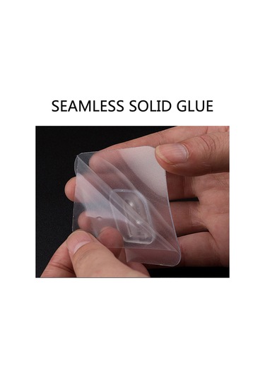 Kosona Transparent 6x6mm Nanosimli Zımba Takımı - İz Olmadan Duvar Fiksatörü, 10kg Yük Taşıma, Su Geçirmez, Çeşitli Yüzeyler İçin 2 Adet