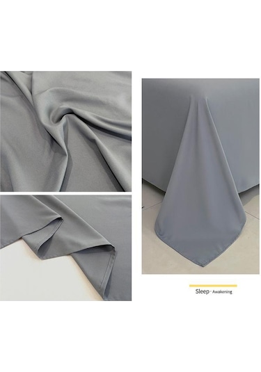 Ranyeek Büyük Boylu Yumuşak Kadife Yatak Örtüsü - 230x220cm, Multi Renk, Soluk, Temizliği Kolay, Konforlu Uyku İçin Gri