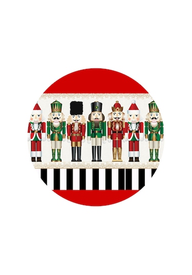 Nutcracker - Kurşun Asker 2'li Kırmızı Kumaş Supla Çok Renkli