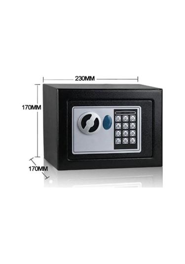 Elektronik Şifreli Para Kasası Çelik Otel Tipi Para Kasası 3Mm