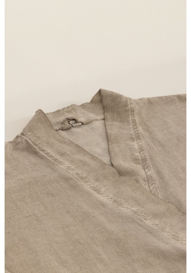 Raw Pamuk Vizon Sabahlık Kimono S-m 1518a Vizon