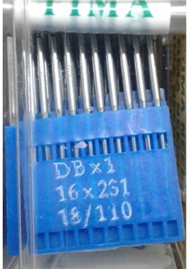 Sanayi Dikiş Makina Iğnesi Dbx1 18 Numara Igne 100 Adet Çok Renkli