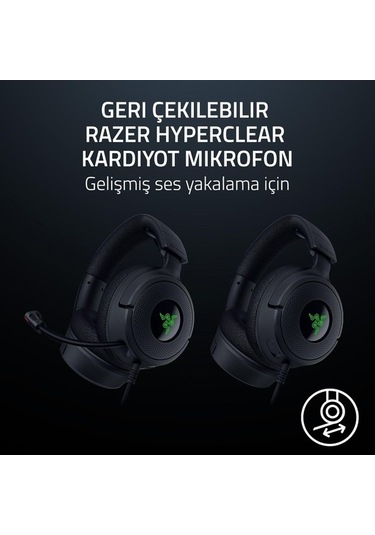 Razer Kraken V4 X Kablolu Pc Oyuncu Kulaklığı