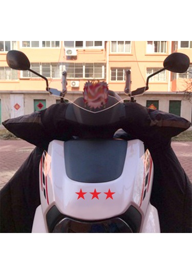 Monyee Motosiklet Vinil Sticker Seti Siyah-kırmızı D-2195: Stüdyo Dekorasyon, Kolay Kurulum, Dayanıklı, Fender/tank/body Dıy