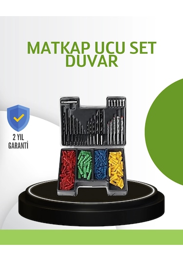 Ahşap Metal Beton Delme Uç Seti Organizerli Karbon Çelik Matkap Ucu