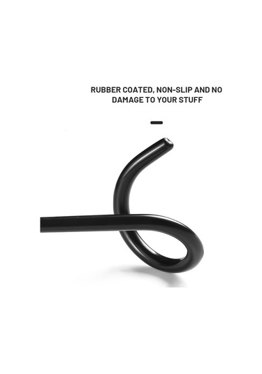 Shineyee Siyah Çelik Gümüşlü İki Yönlü Kamp Lambası Askısı - Dış Mekan Çanta, Giysi Asma Aleti Çok Renkli