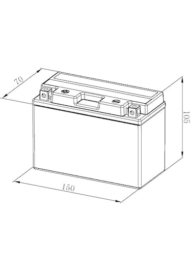 Bosch 12v 8 Ah Yt9b-bs Agm Akü Fa 121