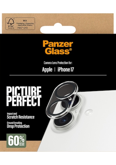 Panzerglass Pictureperfect Apple Uyumlu iPhone 17 Kamera Lens Koruyucu