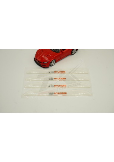 Hyundai Logo Kapı Kenarı Koruma Şeffaf Kauçuk 3M Band New Style