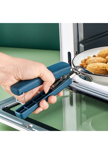 Mufunye Mutfak Isıya Dayanıklı Silikon Eldivenli Set: Paslanmaz Çelik Tabak-kase Tutucu, Kayma Engeli, Pratik Hediye Yeşil Diğer