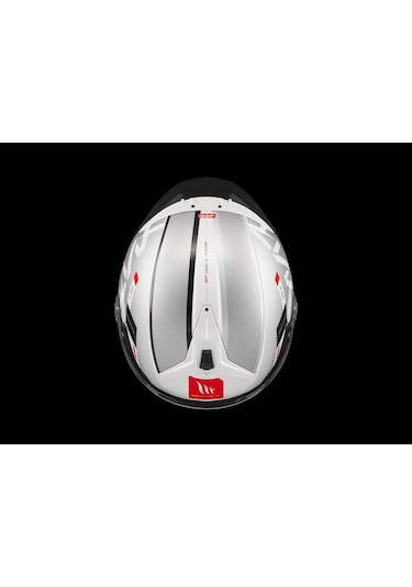 Mt Helmets Mt Cosmo Sv Silence A2 Gloss Gümüş Gözlüklü Motosiklet Kaskı Gümüş Gri