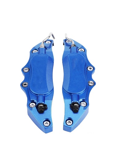 Xiyyadms Mavi Alüminyum Fren Kalip Korumalı Kapaklar - Küçük Boy 14-15 İnç Jantlar İçin - Parça Seti - Dayanıklı Ve Kolay Kurulum