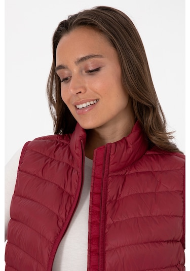 U.s. Polo Assn. Kadın Yelek Dokuma 50308083-vr104 Koyu Frambuaz/dark Raspberry