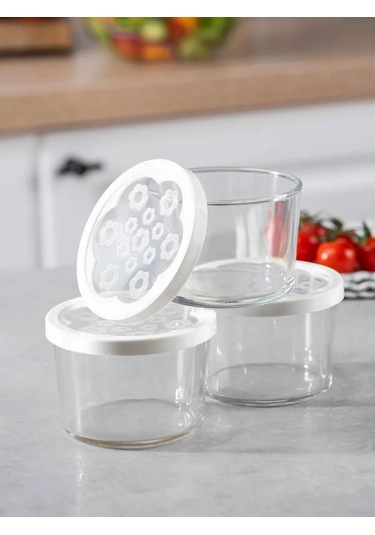 Pasabahce 3 Adet 220 Ml Cam Kavanozlar, Kuru Gıda Saklama İçin 307753116