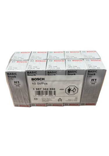 H1 Ampul 24v 70w 1987 302 860 10 Adet Fiyatı