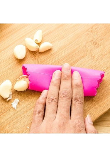 Dancemonkey Cbtx Mutfak Soyma Sarımsak Presi Sarımsak Soyucu Elinize Zarar Vermez Silikon Sarımsak Soyucu Yeşil, Küçük Ve Pratik Yeşil