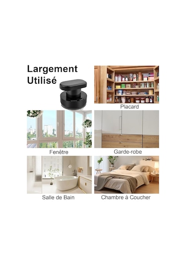 Siyah 2'li Paket Vantuzlu Kapı Kolu, Güçlü Vantuzlu Vantuzlu Pencere Kolu, Vantuzlu Kapı Kolu