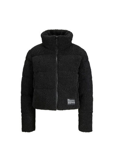 Jjxx Bayan Siyah Renk Peluş Mont 12240601 Siyah