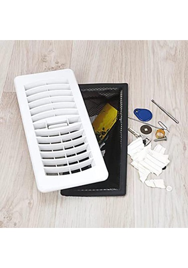 Homyl 2 Kat Kayıt Kapağı Ev Havalandırma Taşınabilir Siyah