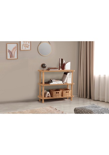 Dublin Aria Kısa Kitaplık Natural 80x28x75 Cm Atlantik Çam Dublin Aria Kısa Kitaplık Natural 80x28x75 Cm Atlantik Çam