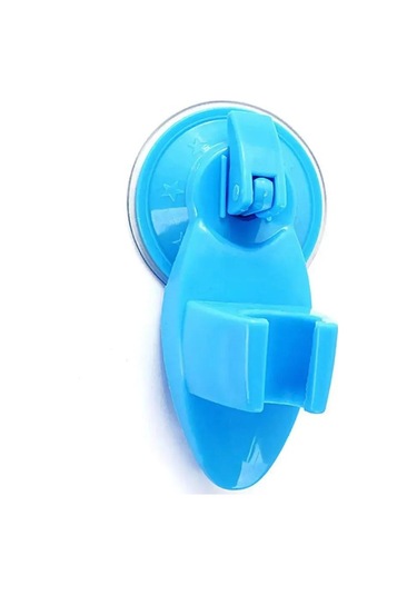 Skycity Mavi Plastik Süspansiyonlu Duş Başlığı Tutucusu - Konforlu Kullım, Kolay Kurulum, Açı Ve Yükseklik Ayarlamalı Mavi