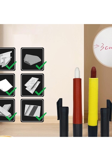 Suntek Taş Kil Ahşap Kılıf Için Marangoz Marker Sarı-kasa