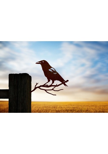 Tenfowee Bahçe Dekorasyonu Metal Kuş Silüeti: Çiçeklik, Çimenlik Ve Bahçe İçin Güzellik Katıcı Taçlandırma