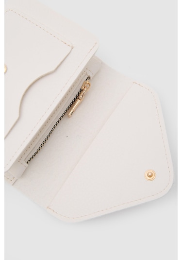 Shule Bags Mysa Medium Zarf Cüzdan Krem