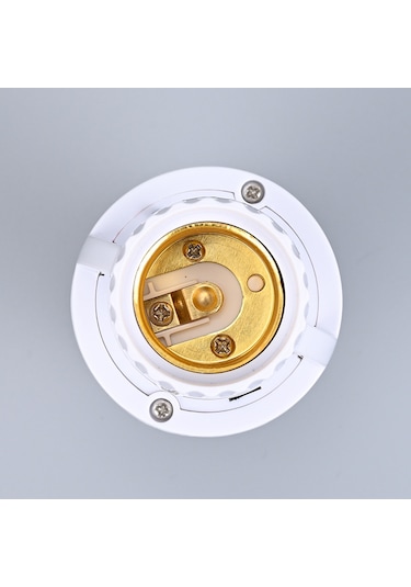Geeksen Ampul E27 Hareket Sensörlü Lamba Tutucu Led Ampul Soket Adaptörü Pır E27 Merdiven Garaj Koridor Balkon İçin Lamba Tabanı